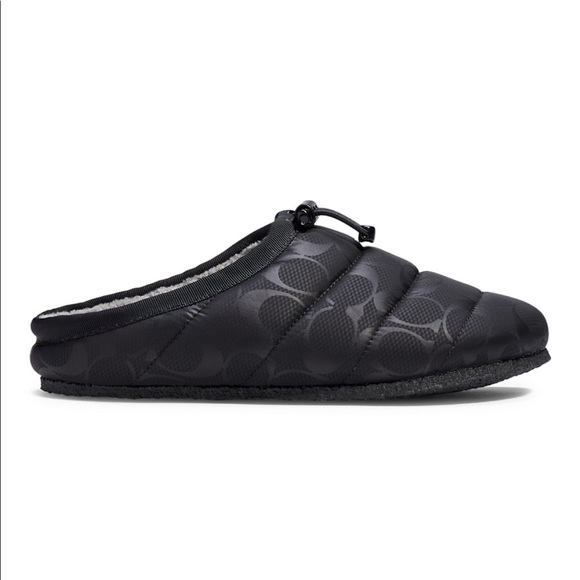 Coach Rachelle Monogram Quilted Nylon Slippers - Picture 1 of 7